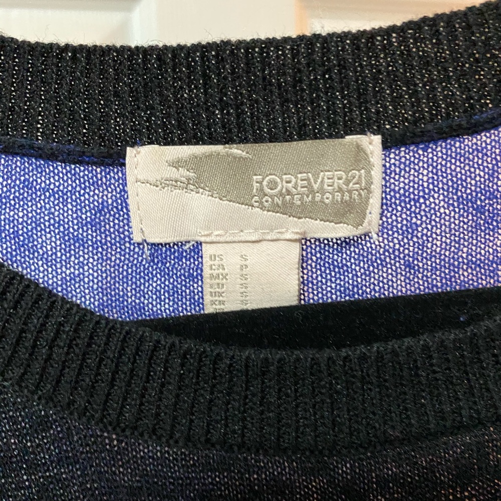 Forever21 Color Block Blouse - Picture 3 of 3